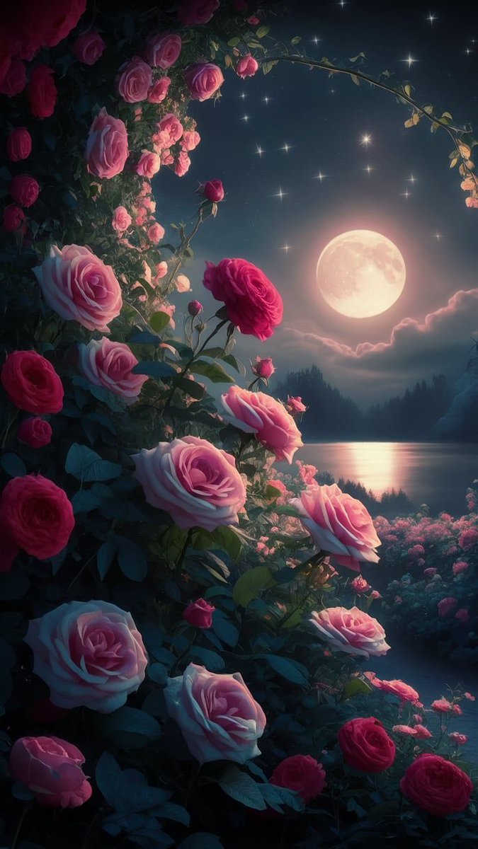 إذا كانت رائحة الورد تسعد الجميع فكيف برائحة الجنّة !
جعلني الله و إياكم ممن يستنشقون ريحها و يسكنون فردوسها !
تصبحون على ماتحبون وتتمنون 

أمل وأمنيات 🤍