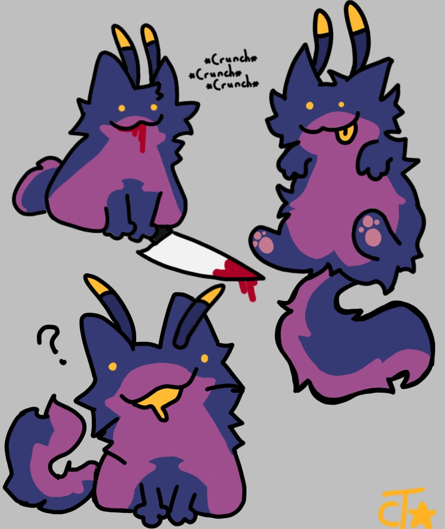 CosmicStarborne's tweet photo. my friend's little alien cat #oc #space #ocart #originalcharacter https://t.co/93FobNEj6v