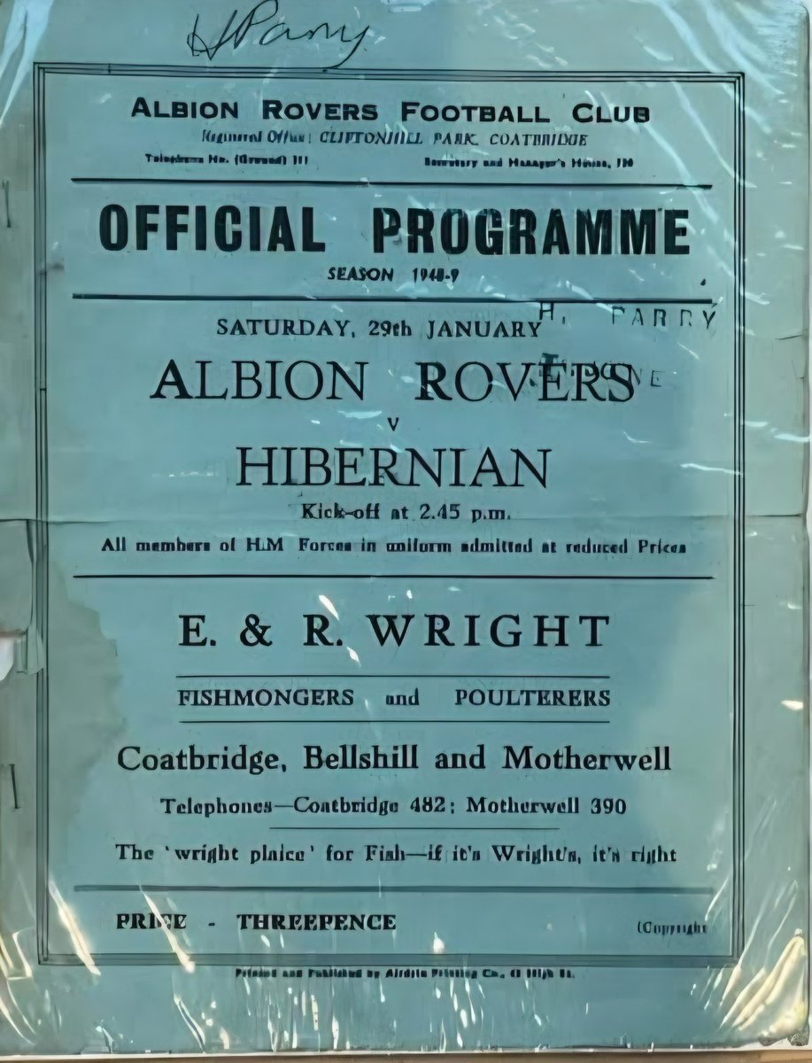 Scottish Football Programme & Memorabilia Fairs tweet media