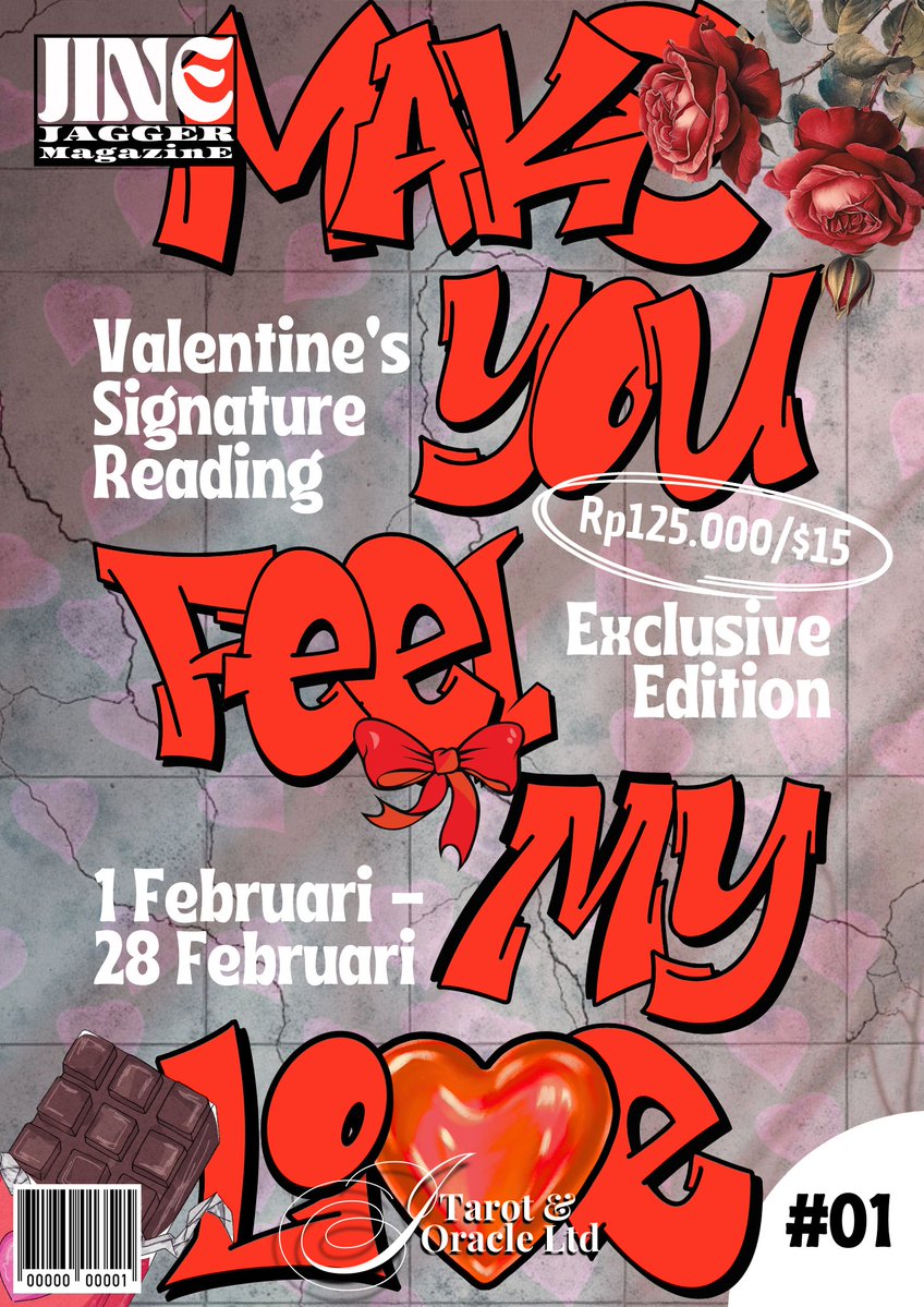 JaggerDaLosrick's tweet image. ♥️  𝕸𝖆𝖐𝖊 𝖄𝖔𝖚 𝕱𝖊𝖊𝖑 𝕸𝖞 𝕷𝖔𝖛𝖊 ♥️
𝓣𝓪𝓻𝓸𝓽  ✧ 𝓞𝓻𝓪𝓬𝓵𝓮 𝓡𝓮𝓪𝓭𝓲𝓷𝓰 🃏

Hey ho!
Make You Feel My Love hadir, spesial untuk Valentine kamu kali ini. Lansung DM aja.
 
#zonauang #zonajajan
#TarotReading #Tarot

🔖Tarot, Tarot &amp;amp; Oracle Reading, Valentine