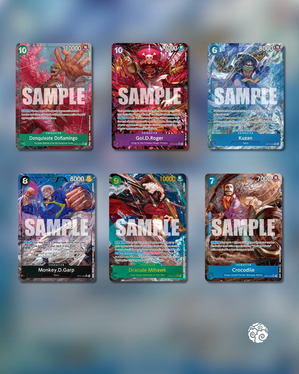 LogiaOPTCG's tweet photo. Akira got us used to her amazing artwork. Swipe through to see how the illustrator can capture the essence and energy of each caracter and let us completly mesmerized by it.

#ONEPIECE #ONEPIECECARDGAME #OPTCG #AKIRAEGAWA https://t.co/T6agSJ1BPG