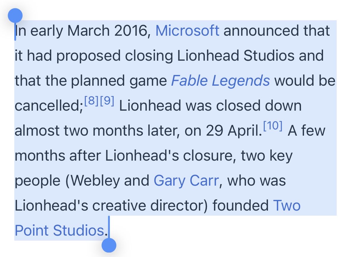 I enjoy when ignorant comments are left on my videos. It gives me a chance to teach a history lesson through gaming.

Let’s follow the history of Lionhead Studios shall we, and see how Microsoft themselves actually bought Lionhead and then closed them down.

So the devs are who?