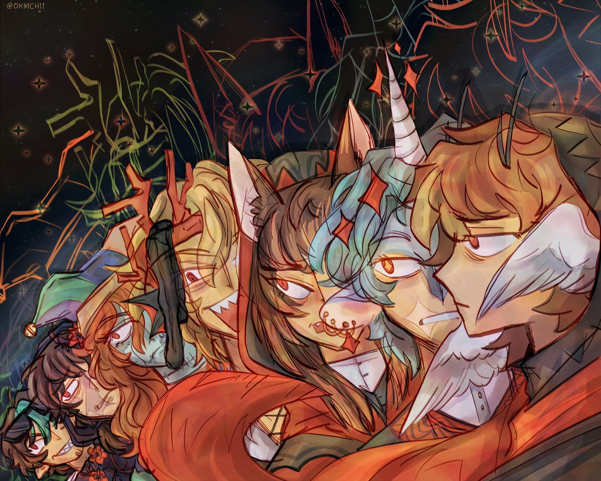 OKMCHI1's tweet image. our winners or losers depends on how you view it
#lifeseries #grianfanart #smajorfanart #gtwsfanart tagging few bc too many characters