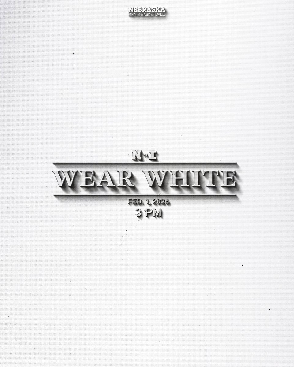 HuskerMBB's tweet photo. ⚪️⚪️ Sunday in The Vault ⚪️⚪️ https://t.co/dEME53kjb7