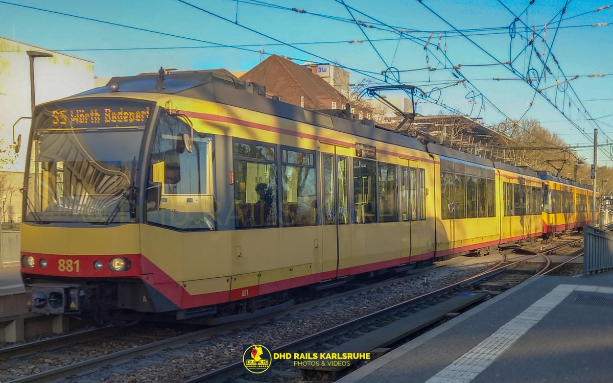 dhdrailseu's tweet photo. THE WORKHORSE IN TULLASTRAẞE 

Several shots of the AVG's Siemens GT8-100D/2S-M trams. 

These tram-trains serve as the workhorses of the Karlsruhe Stadtbahn and operate on multiple lines. A total of 86 cars are deployed throughout the network, connecting Karlsruhe with... https://t.co/kz8bSVJDvr