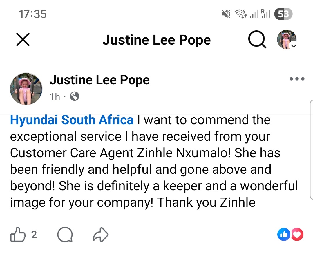 RustiJusti's tweet photo. @HyundaiSA FYI incase you miss it on FB https://t.co/BECouwjhyr
