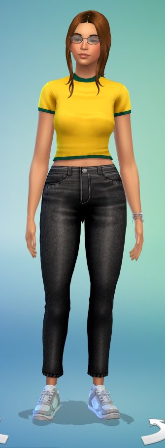 rae posting since I miss my wife but here’s her new sim since I transferred my game to a new computer and everything got shitted on