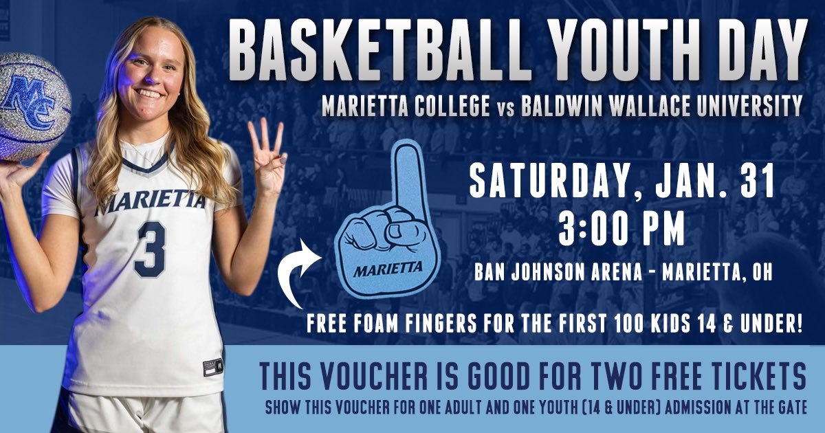 Marietta College WBB tweet media