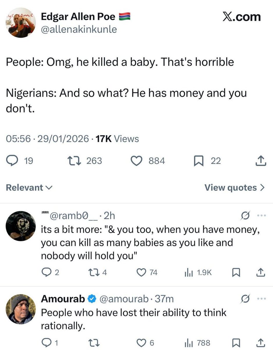 Namibians have been observing Nigerias quietly, because these things are so accurate