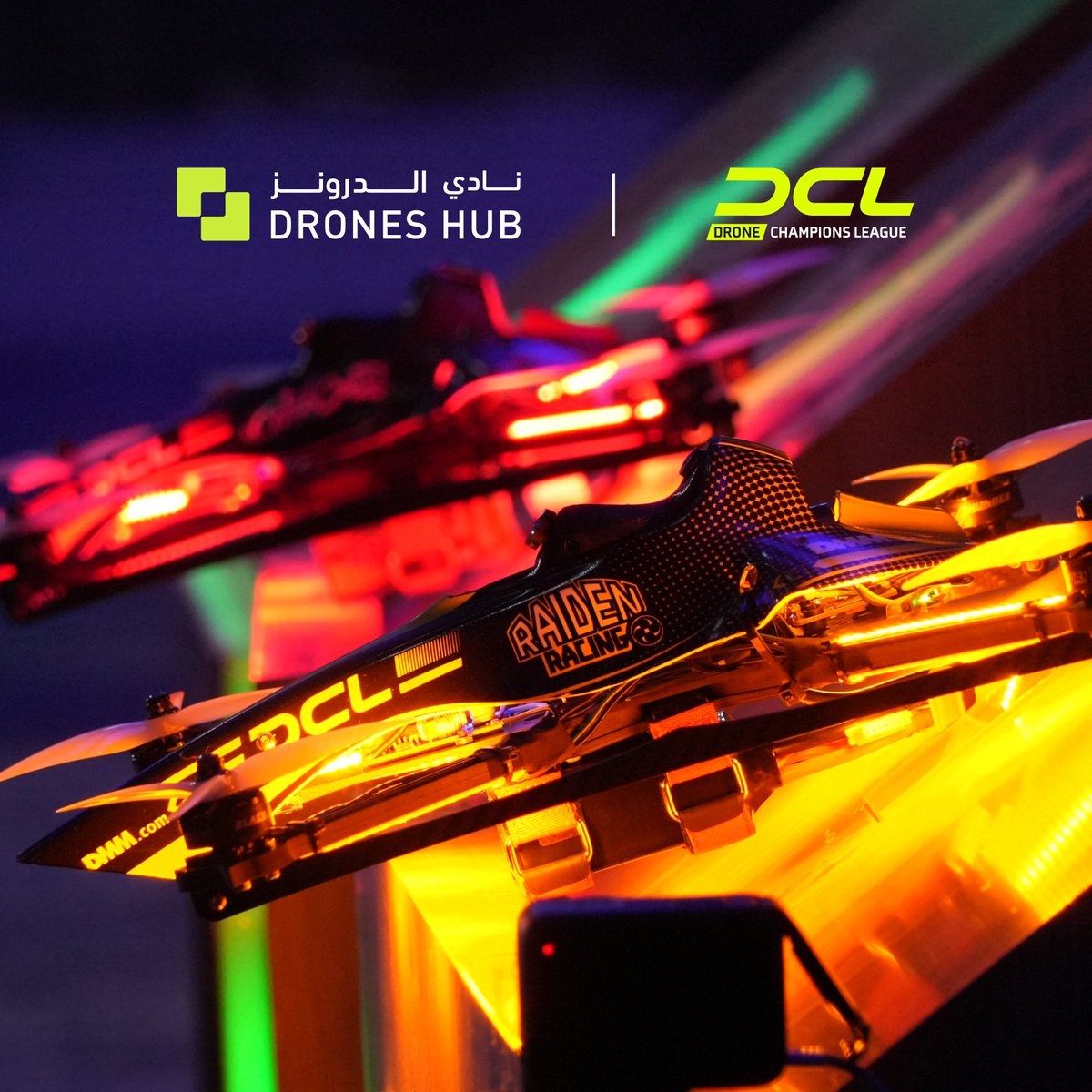 DroneChampionsL's tweet photo. A new chapter for drone sports in Saudi Arabia.
The DCL26 Season Opener in Riyadh marked the launch of Drones Hub, in partnership with Tuwaiq Academy, bringing world-class FPV racing to the Kingdom.
#DCL26 #DronesHub #TuwaiqAcademy #Riyadh #DroneRacing https://t.co/KH39iPgbTi