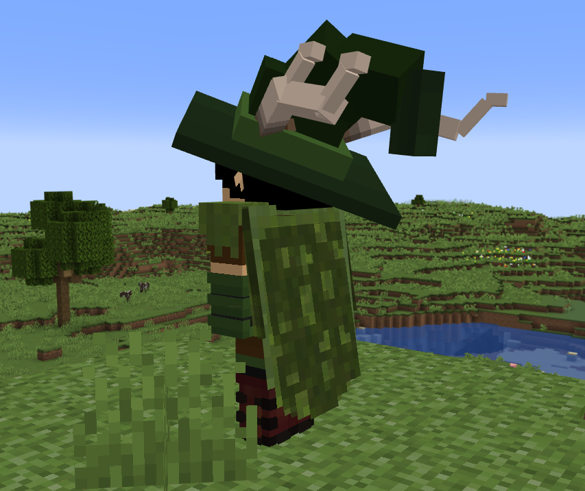 Druid boy now has a Mossy cape, just needs more details
Like loose leaves and flowers