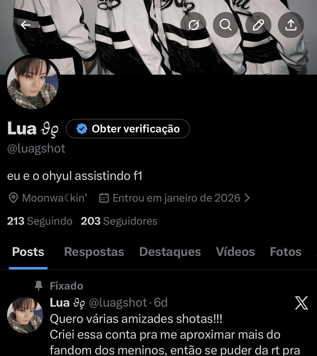 luagshot's tweet photo. Você seria meu amg? 

1 - perfil
2 - tela de bloqueio
3 - primeira foto do pinterest
4 - última música que ouviu https://t.co/noWtDJV3CP