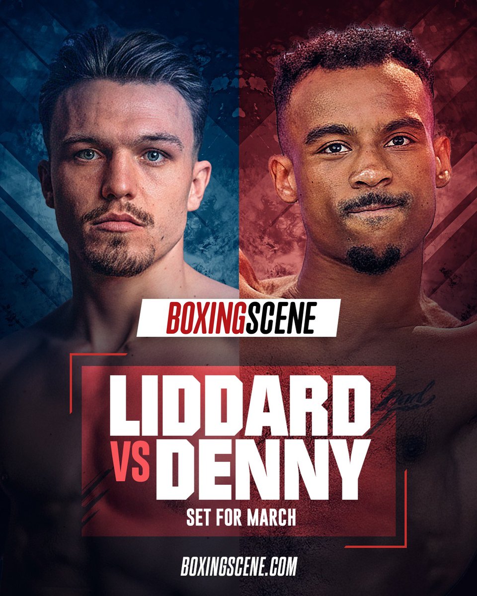 𝐋𝐈𝐃𝐃𝐀𝐑𝐃 𝐕𝐒 𝐃𝐄𝐍𝐍𝐘‼️ George Liddard is set to defend his British ...
