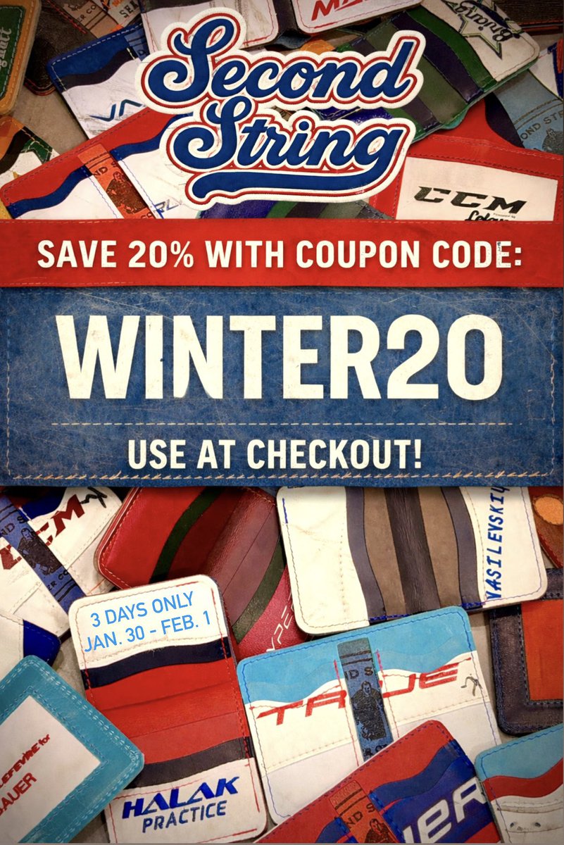 Take an extra 20% OFF with code WINTER20 at checkout! Ends Sunday at midnight, don’t miss out!

👉 secondstringleather.com