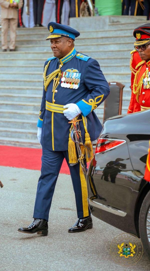 Check out more photos of President Mahama at the Ghana Military Academy graduation of Regular Career Course 64 and Short Service Commission/Special Duties Course 62.  

In his speech at the ceremony, he said illegal mining, galamsey, will continue to be confronted “decisively and
