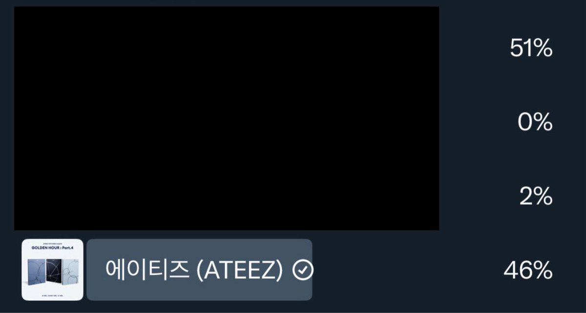 🚨EMERGENCY🚨

The quoted poll ends TODAY @ 1:00pm KST‼️Atiny if you have not yet voted please do!

Rewards:
-1,000 Melon streams
-100 Spotify streams
-100 MV streams

This is crucial for comeback and will help a lot! If unable to view dm us! Let’s do this atiny!🔥💪