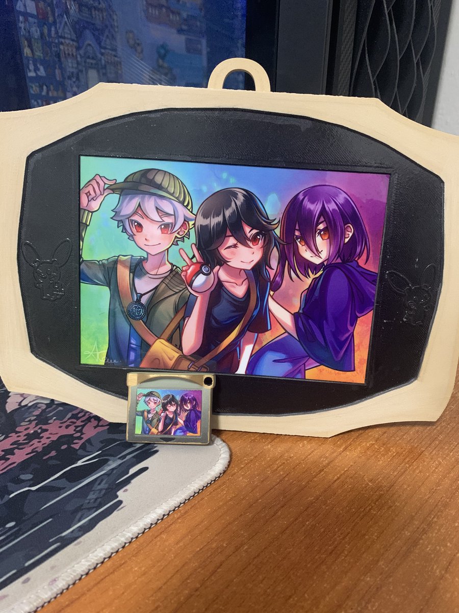 Paco_Scarso's tweet photo. Sooo, some time ago someone asked if they could send me a gift as a "thank you" for Pokémon Odyssey.
It arrived today and… yeah, I might cry. https://t.co/HwNfw7P1PU