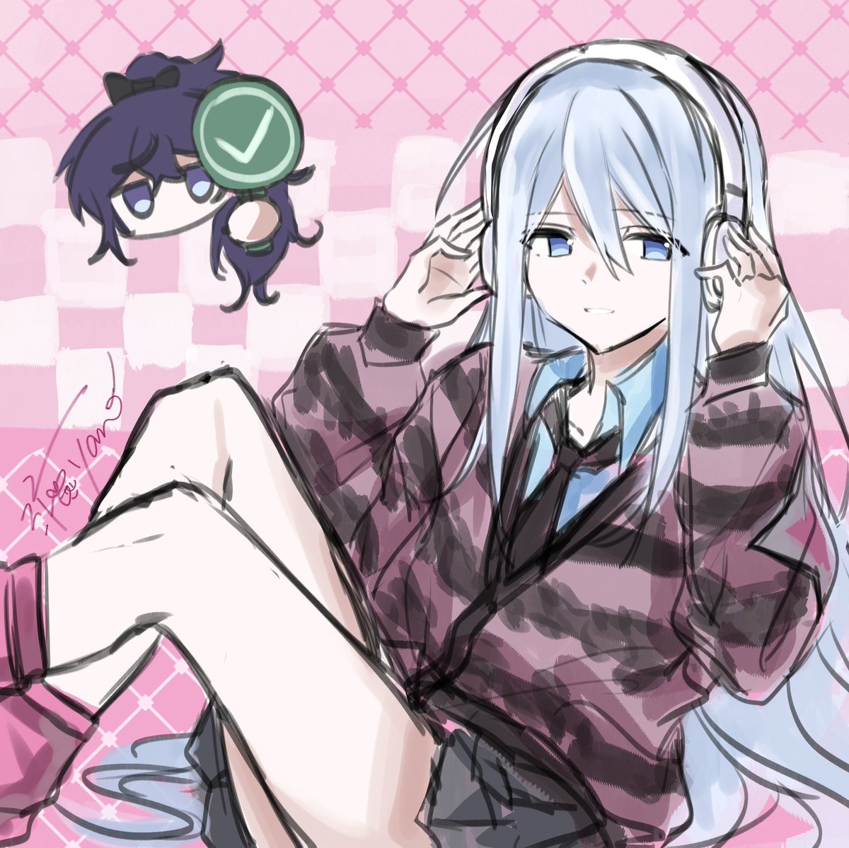 LuYaaaaaaaan's tweet image. ✅✅✅
#まふかな #かなまふ #prsk_GL