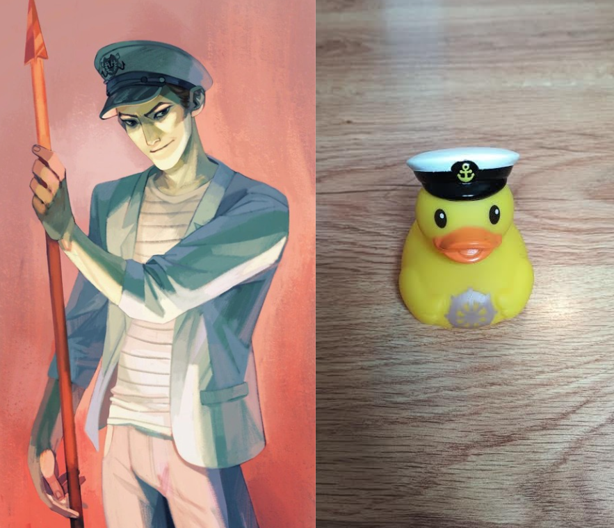 Ody_Epic's tweet photo. @BNBuzz @camphalfblood @DisneyHyperion Caligula the duck !! https://t.co/g9hHHzlN9N