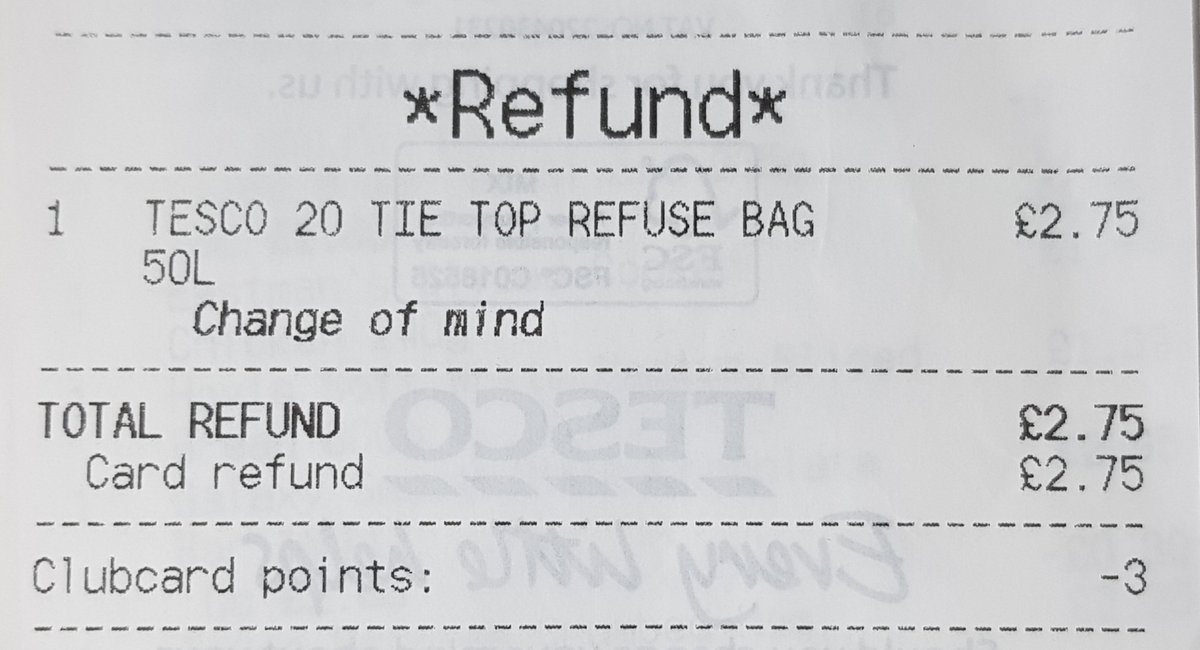 BenGy_Kent's tweet photo. Cheek of it! @Tesco round up Clubcard points for refunds. Yes I had nothing better to do today.😁Every little helps. #Tesco #Clubcard Club Card. https://t.co/cFAnJyHsmO