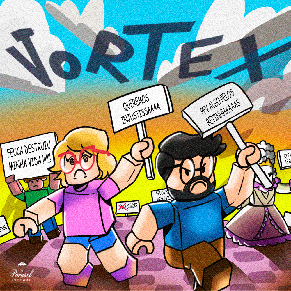 feedvortex's tweet image. Se as crianças são o futuro da humanidade, o que o Roblox pode nos dizer sobre o amanhã? No Vortex de hoje @Katiucha e @OdeioPePe falam sobre a mais recente revolta das crianças brasileiras.
Site: vortexpodcast.com
Spotify: abrir.link/fqJwR