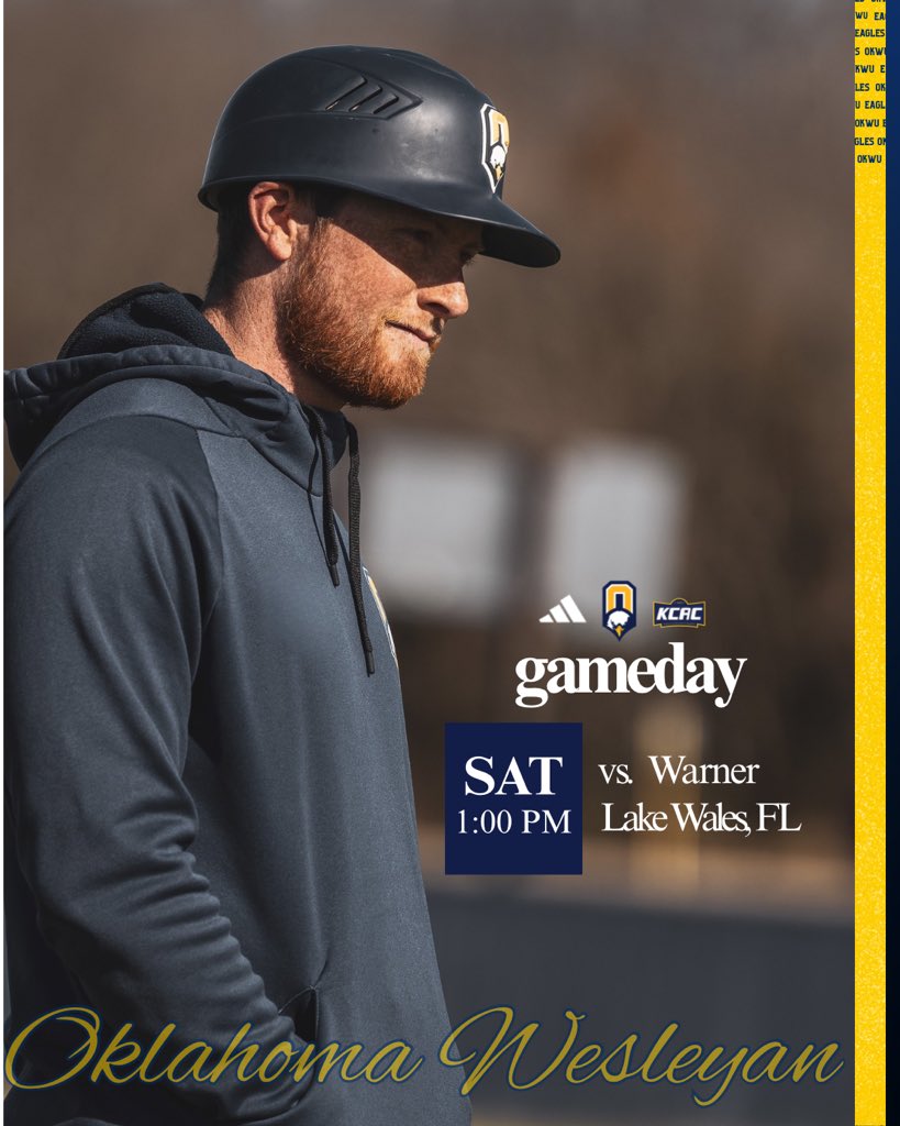OKWUeagles_BSB's tweet photo. 📍 Lake Wales,FL
⏰ 1:00 PM (EST) (DH)
🆚 Warner
🎥 UrbanEdgeNetwork/Sun APP https://t.co/zaKw6zOyq5