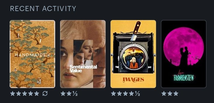 #LetterboxdFriday
#LastFourWatched