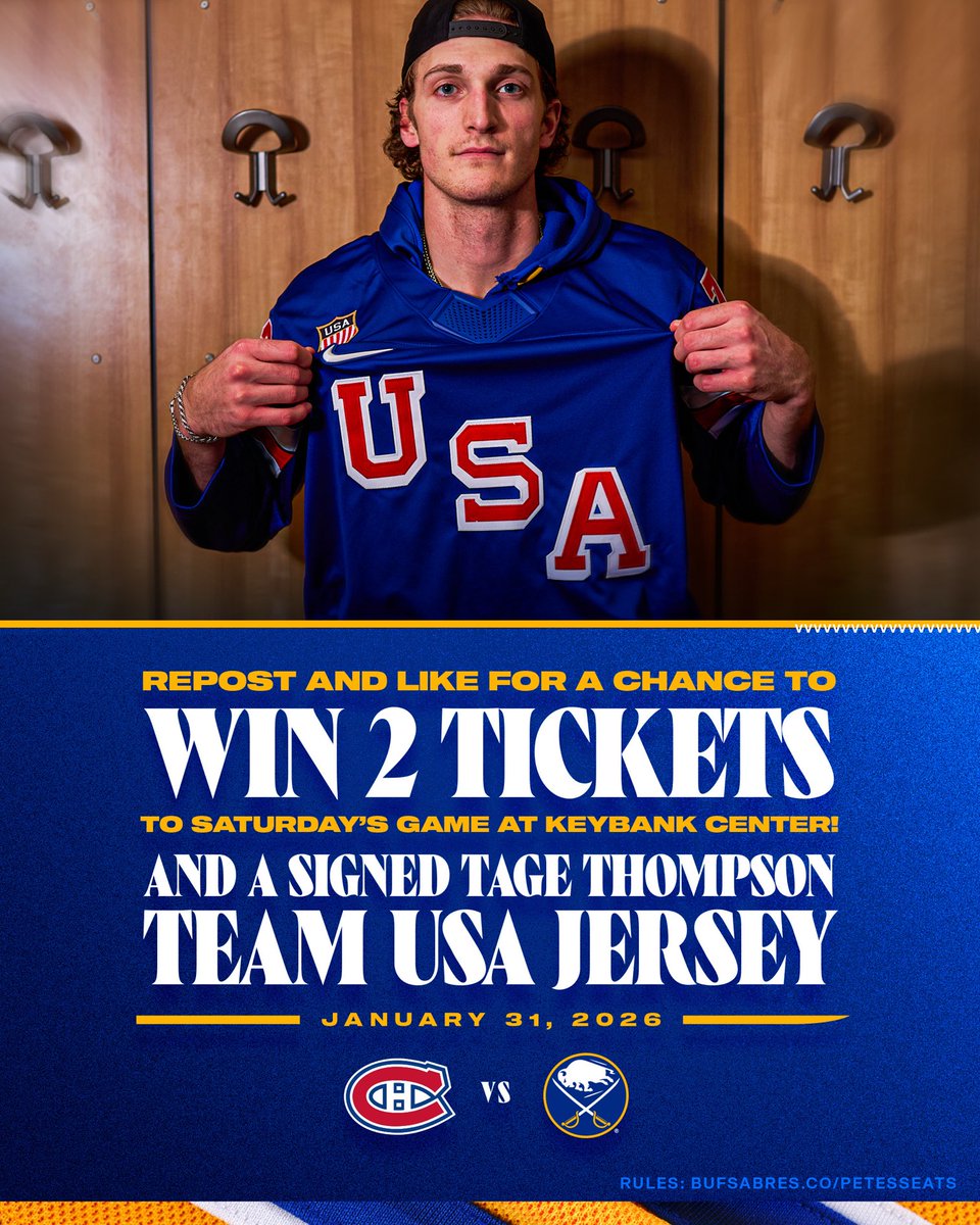PeteGuelli's tweet image. Tage Team USA signed jersey &amp;amp; 2 great seats to the game on Saturday. Someone has to win. Possibly you!?! #sabrehood