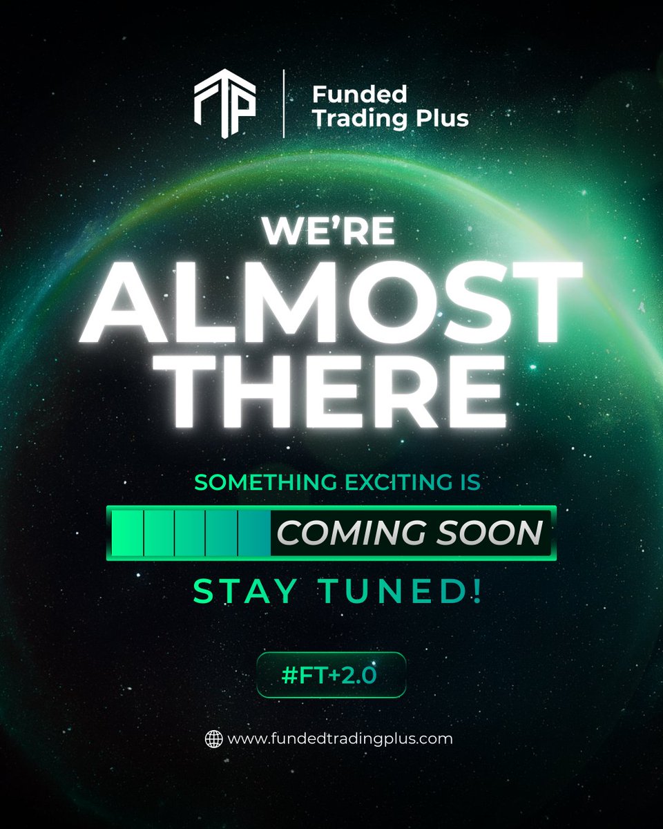 FundedTradingP's tweet photo. We're almost there! ⏰
Something exciting is coming to FT+ very soon.
Have you guessed what it is yet? Last chance to share your predictions! 👇
#FT+2.0 #PropTrading #CountdownOn https://t.co/C4w5IhCIUT