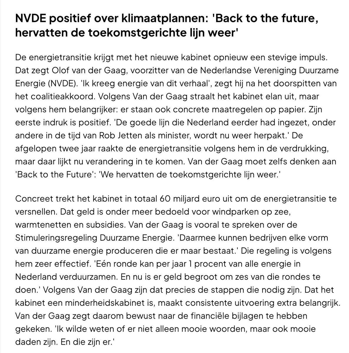 Niet alleen mooi woorden, ook mooie daden voor energietransitie, zei ik <a href="/BNR/">BNR Nieuwsradio</a> bnr.nl/nieuws/nieuws-… #BNR