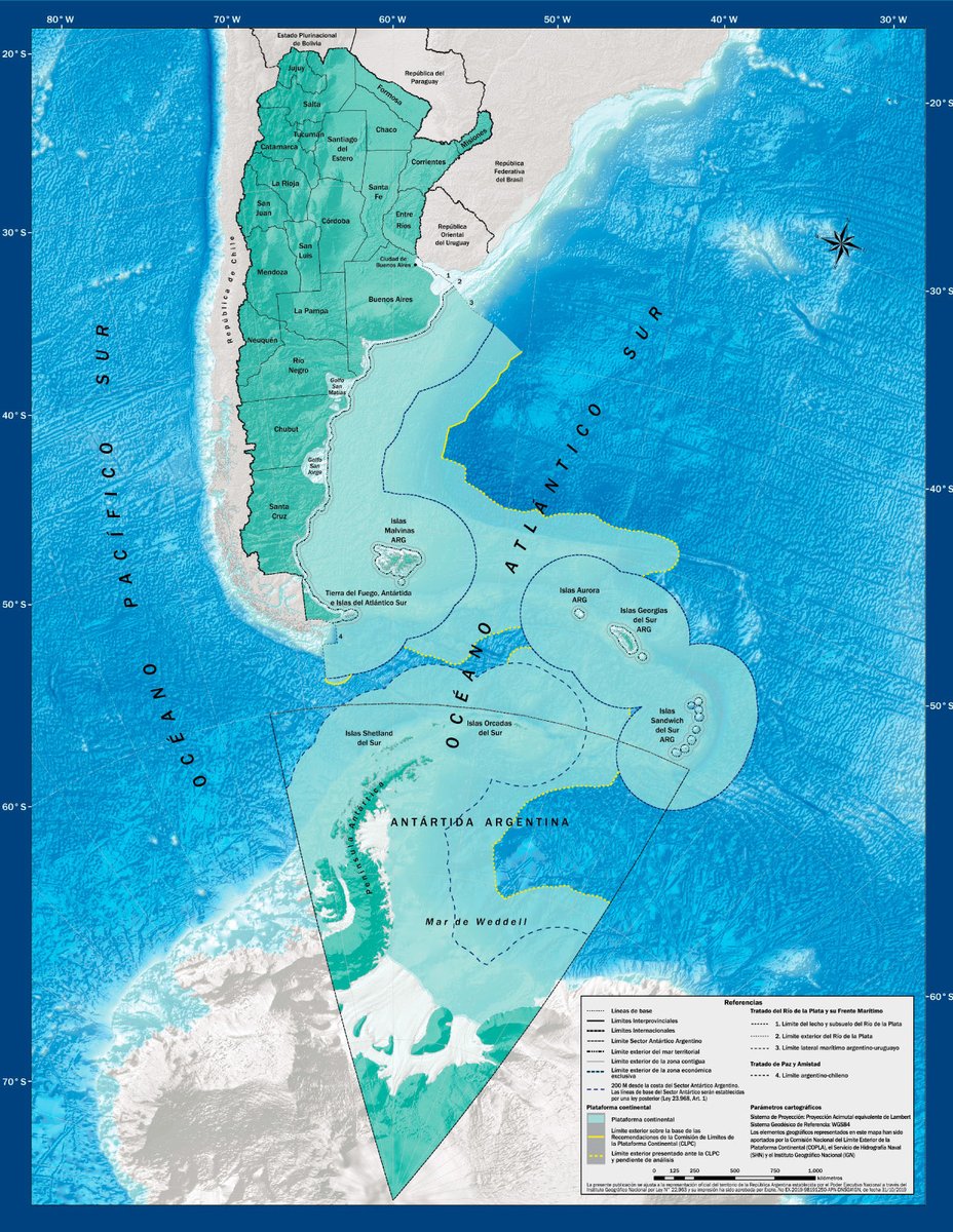 Todos los países serios hacen a de la cartografía, la historia y la política educativa una prioridad para arraigar la identidad nacional y fomentar la cohesión interna. Por eso cuando veas a alguien criticar o relativizar el mapa bicontinental argentino es porque es el enemigo 🇬🇧