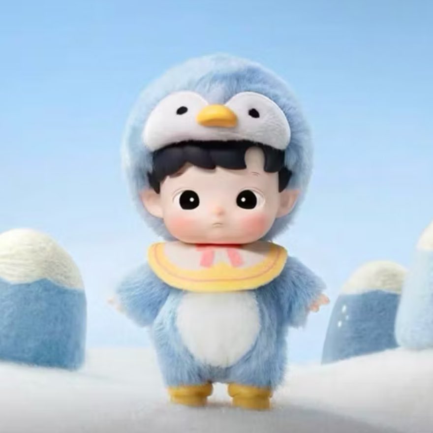 Baby yijin remind me of the penguin hacipupu🥹🐧❄️