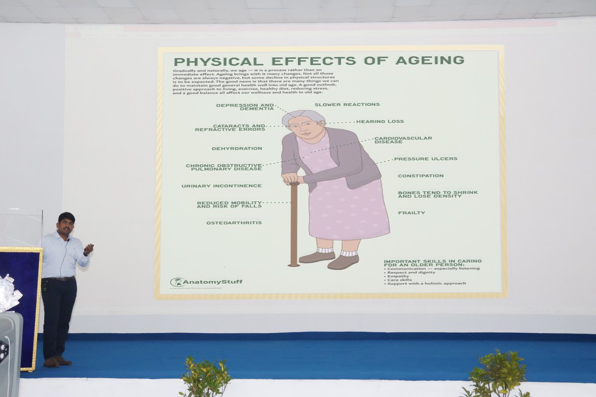RCWA99RAF's tweet photo. A lecture on“Geriatric Care of Senior Citizens”organised on 30/1/26 by RCWA 99RAF. Dr Jagan Mohan,CMO OG, highlighted the importance of geriatric care, emphasizing that caring for elderly is crucial for their well-being&amp;quality of life,Promoted health&amp;support for senior citizens. https://t.co/euqLk53mEt