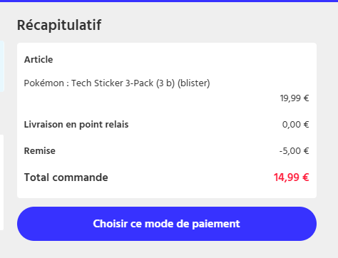 🔥 Des coffrets Pokémon ME2.5 - Héros Transcendants sont en stock sur Cdiscount ! Si vous êtes membre CDAV, il y a peut être un bon de 5€ à utiliser sur votre compte 🐀

➡️ Cliquez ici : tidd.ly/45C8h3S
➡️ Ou via ce lien : tidd.ly/4mOOWUc