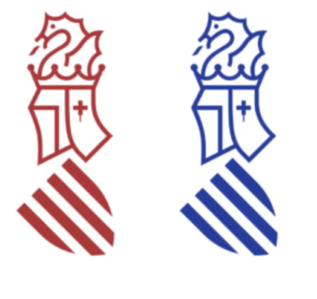 Hem passat de les quatre barres de l'escut de Jaume I a l'escut de l'Alcoià. I aquests són els qui diuen que volen preservar les senyes d'identitat.🤦