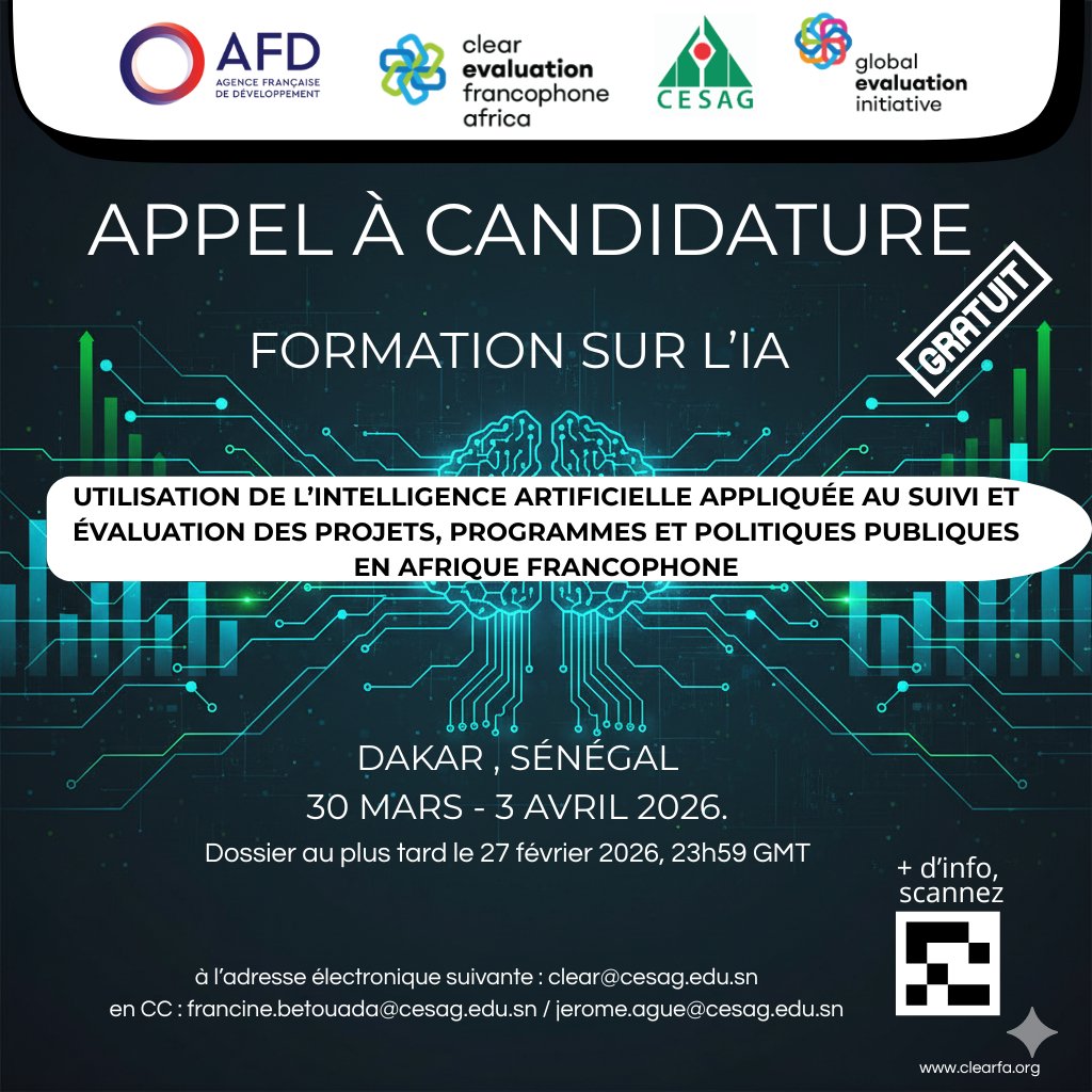 CLEAR Afrique francophone - CESAG tweet media