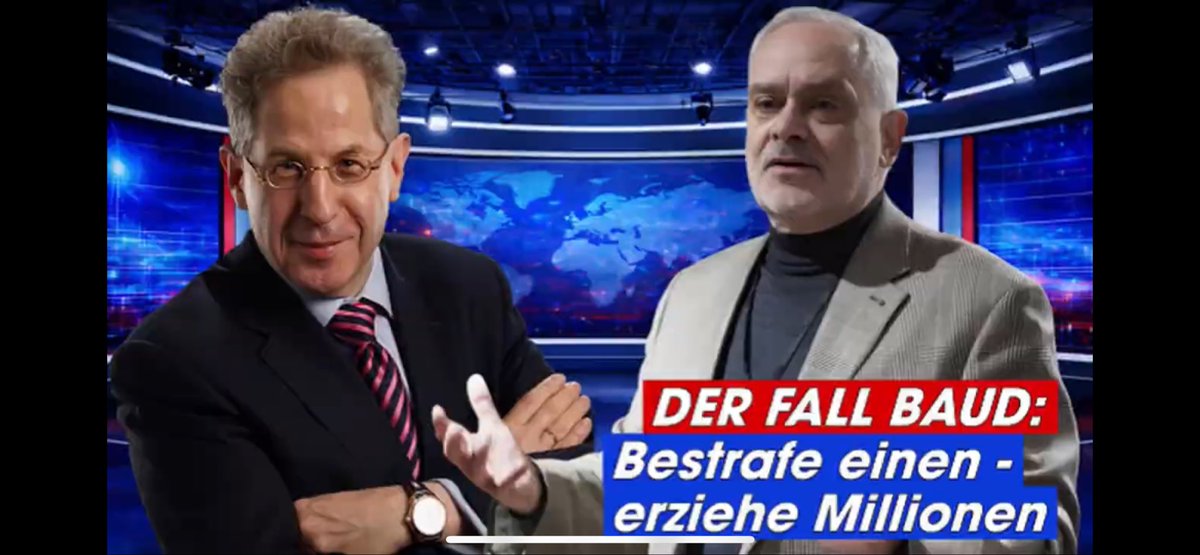 HGMaassen's tweet photo. Der Fall Baud - Bestrafe einen, erziehe Millionen.

Interview mit Jacques Baud, einem ehemaligen NATO- und Geheimdienstexperten, geführt von Dr. Hans-Georg Maaßen. Das Gespräch behandelt geopolitische Analysen, internationale Sicherheit, Ukraine-Krieg, NATO-Strategien, EU-Sanktionen und globale Machtstrukturen.
TM

https://t.co/8SxE0lrMSd