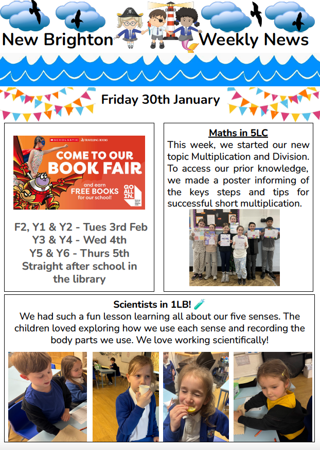 NewBrightonPS's tweet photo. This week's newsletter is out now 😊 Download the full version from the school websitehttps://www.newbrightonprimary.co.uk/page/newsletters/124225 https://t.co/43nXoQXW4d