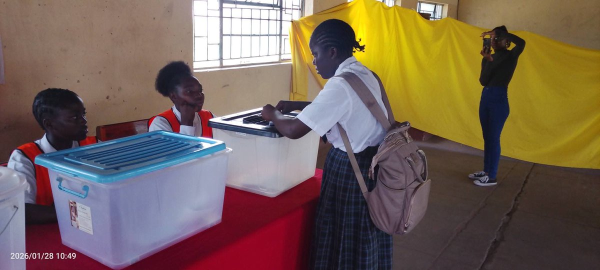 MHopeMK's tweet photo. This is brilliant! Love it 🙌🏾🇿🇲

THE FIRST SCHOOL IN ZAMBIA TO CHOOSE PREFECTS THROUGH ELECTIONS 

Kanyonyo Girls Secondary School (KGSS) in Mongu has made history by becoming the first school in Zambia to choose prefects through a learner-led electoral process. 

On Wednesday, 28th January 2026, the school successfully conducted prefect elections, marking a major milestone in student leadership and democratic participation within the education sector. The exercise drew active involvement from learners, who demonstrated responsibility, discipline, and respect for democratic principles.

The elections were conducted peacefully, fairly, and transparently, with teachers and dedicated polling agents overseeing the process to ensure credibility. Learners turned up in large numbers to cast their votes, while contestants showed courage and commitment by presenting themselves for leadership roles. The atmosphere throughout the day reflected maturity and a strong sense of civic duty among the pupils.

This pioneering initiative is in line with Zambia’s new Competency-Based Curriculum, which emphasizes practical life skills alongside academic learning. Through this process, learners were able to experience democracy firsthand, developing leadership, critical thinking, decision-making, and problem-solving skills. 

Positions contested included Headgirl, Vice Headgirl, Academics Prefect, Hygiene Prefect, Sports Prefect, Clubs Prefect, and several others, ensuring broad participation across school activities.

The initiative was spearheaded by the Social Science Department under the guidance of the Civic Education Section, with valuable support from Electoral Commission of Zambia (ECZ) officials from Mongu Municipal Council. Their presence not only ensured a smooth process but also helped sensitize learners on the importance of elections, especially in a national election year. 

Kanyonyo Girls Secondary School has truly set a powerful example, proving that democracy can be nurtured early and that today’s learners are indeed tomorrow’s leaders.