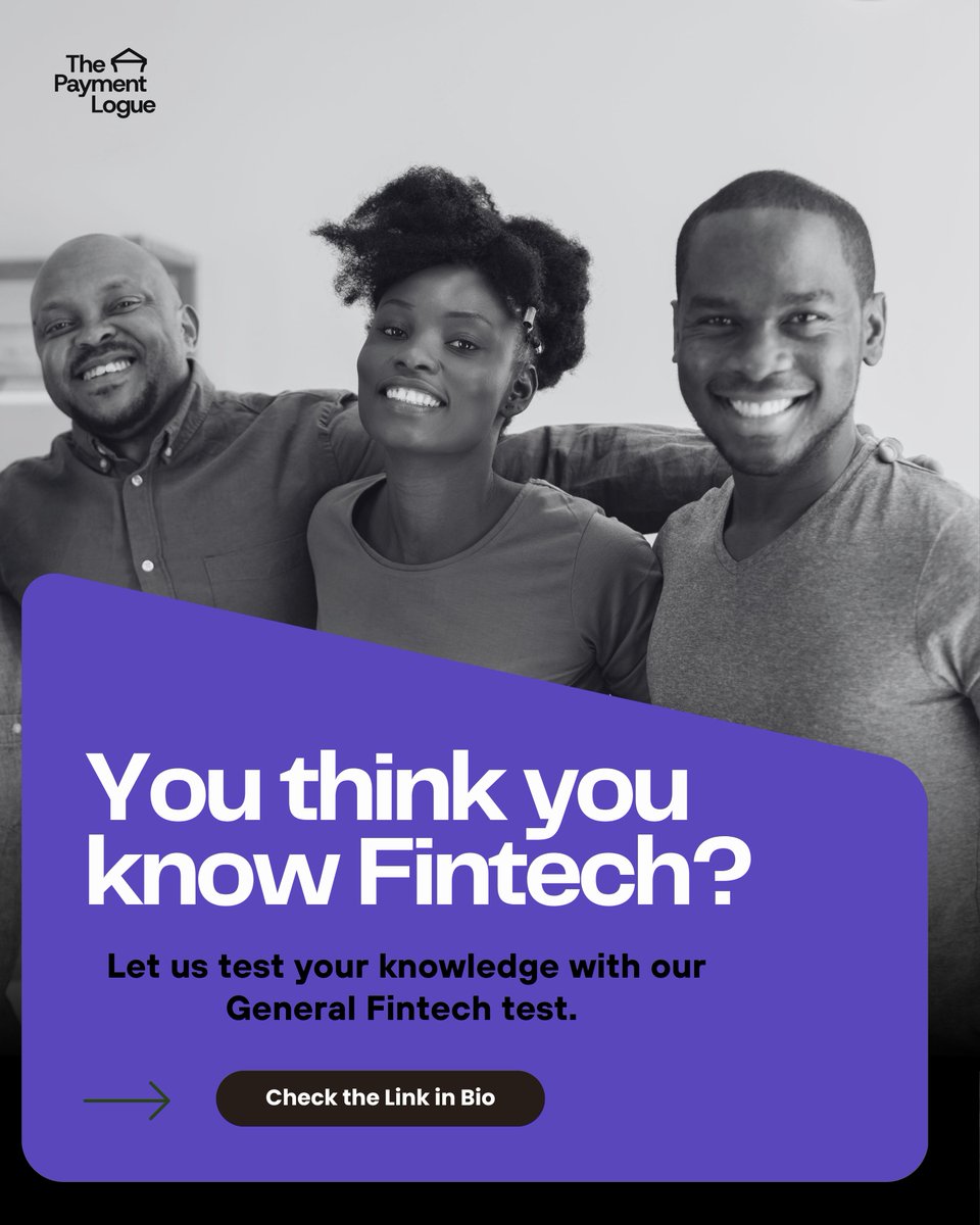 TGIF 😄 Before you log off—quick flex check:

You think you know fintech… then you'll love this! 👀

 Take our General Fintech Quiz— it's fast, fun, and a little humbling (in the best way).😌

#FintechQuiz #LearnFintech #ThePaymentLogue