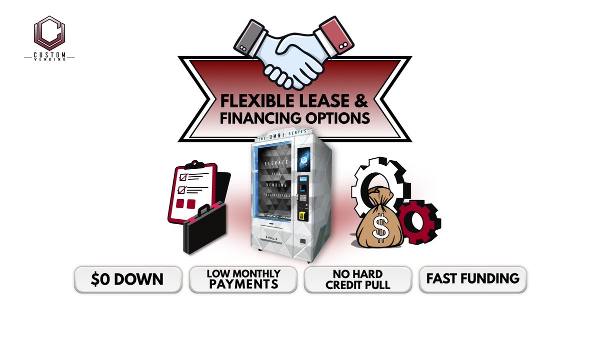 Vending Machine Financing Made Simple: Starting or expanding a vending business no longer requires a large upfront investment. With flexible vending machine financing options now available, entrepreneurs can acquire high quality equipment while preserving cash flow.