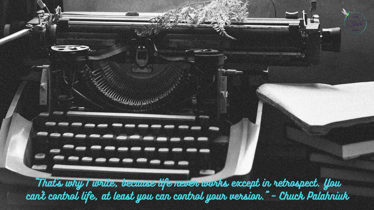 “That’s why I write, because life never works except in retrospect. You can’t control life, at least you can control your version.” – Chuck Palahniuk
#writerslife #writing #indieauthor #writerswrite