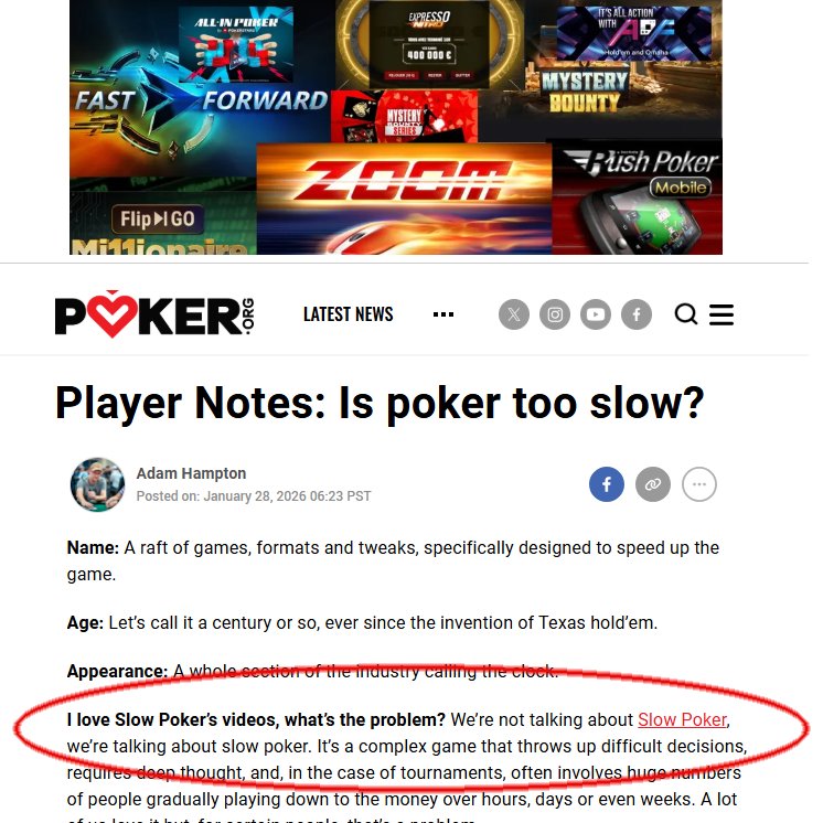 Slow Poker tweet media