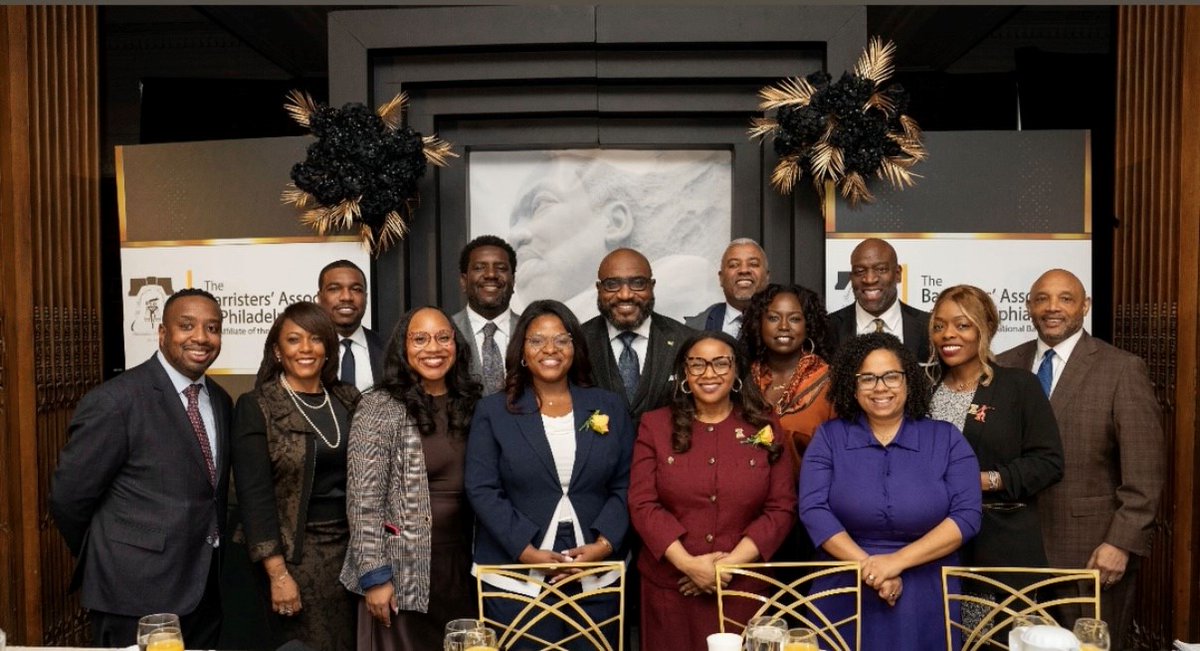 GT_Law's tweet image. #GTPhiladelphia sponsored the Barristers’ Association of Philadelphia’s Annual MLK Jr. Memorial Breakfast. 

GT's Philadelphia attorneys Michael Pratt, Najah Jacobs, Tarik A. Brooks and Sophia Lee attended the event.

#GTEvents #MLKDay