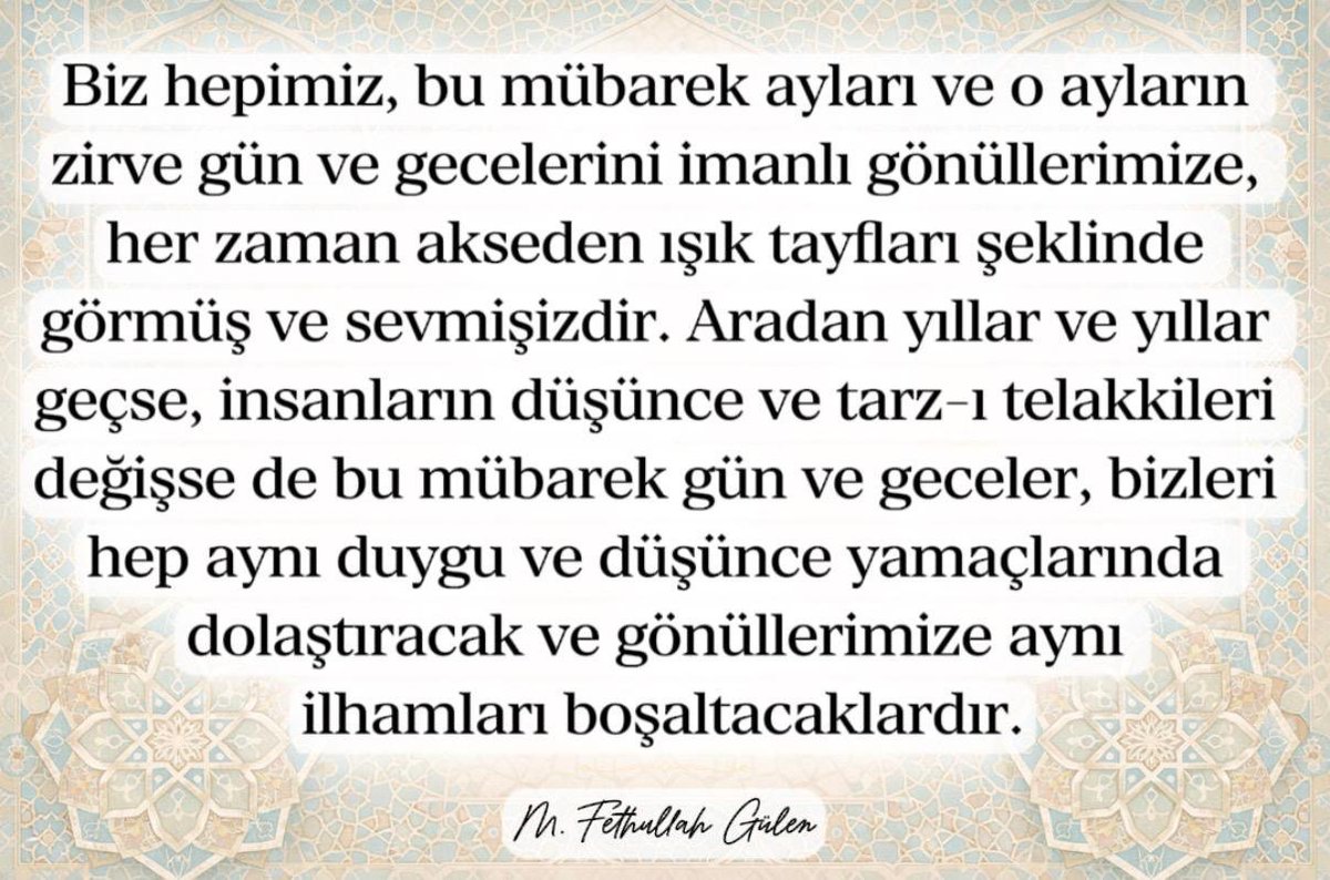 Fethullah Gülen tweet media