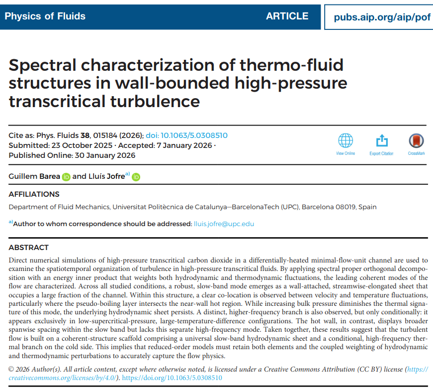 Multiscale Fluid Mechanics Lab - Lluís Jofre tweet media