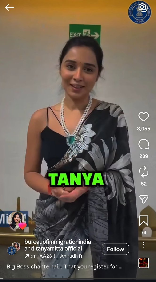 tweetsweet95's tweet photo. Kya baat he ... Government sponsored initiative Collab...
This Collab is done by AK,Susmita Sen ,Mahesh Babu and many
Boss 😎
#TanyaMittal #TanyaKaParivaar
#fasttrackimmigration
#skipthequeue
#ftittp https://t.co/sKGL6O49q3