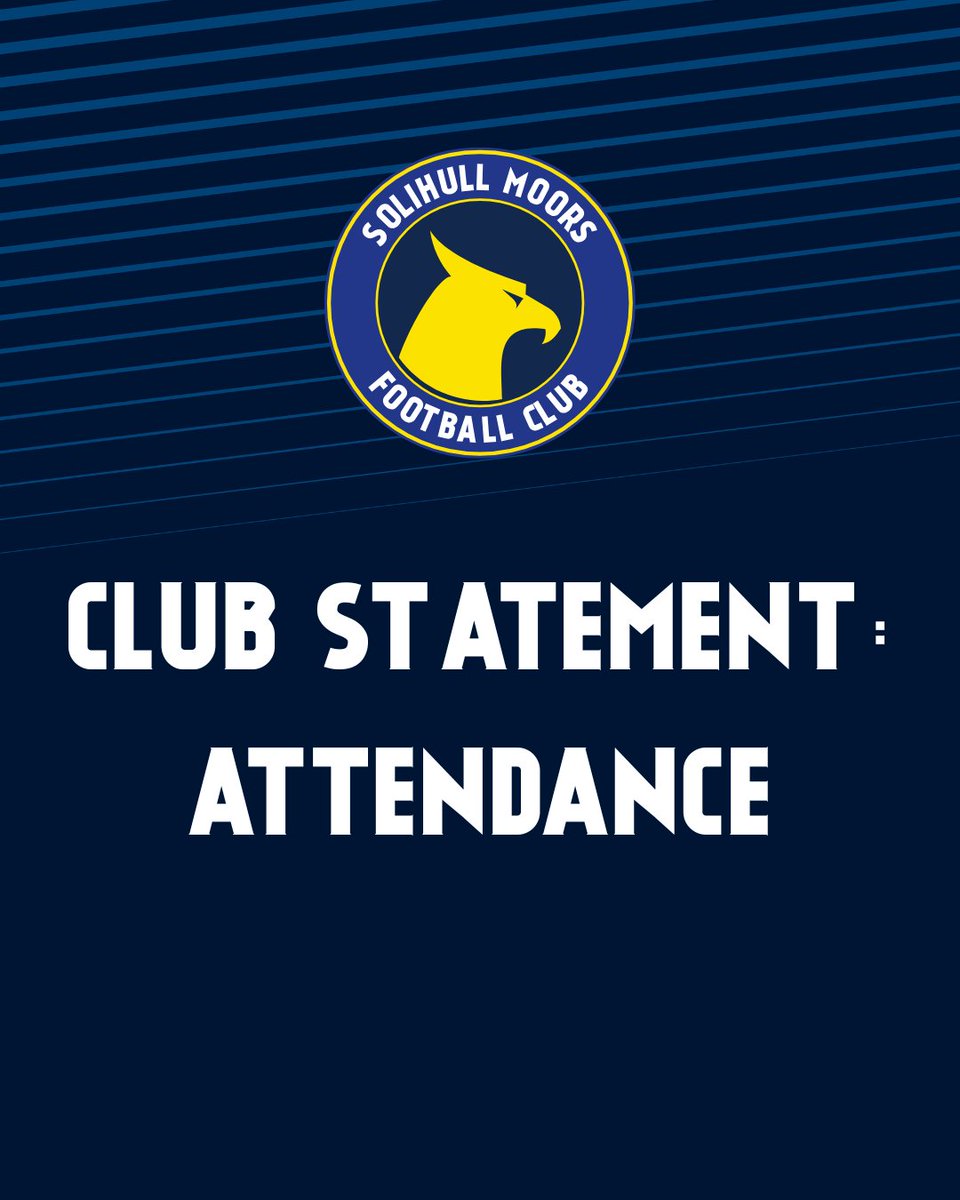 SolihullMoors's tweet photo. CLUB STATEMENT: ATTENDANCE📣
Solihull Moors FC would like to remind supporters of the ground regulation that supporters aged 14 and under must be accompanied by an adult in order to enter the ground.
The adult must accompany those aged 14 and under at ALL times during the game and we would like to remind accompanying adults of their responsibilities towards chaperoning those aged 14 and under.
ALL match attendees aged 16 and under need to bring photographic ID.
Any aged 14 and under found unaccompanied within the stadium will be removed from the stadium, as will the accompanying adult if found.
The Moors is a family-friendly and community-based club, and we welcome everyone’s support; however, due to recent events at the Carlisle United game, it has become evident that, as a Football Club, we must rigorously enforce the under-14 rule for their own safety and enjoyment.
We thank you for your cooperation and continued support.
#MoorsFamily