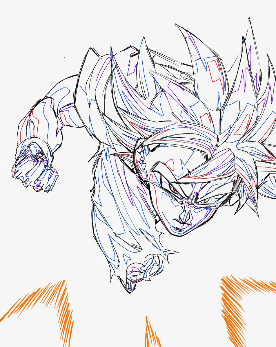 Drew this on the worlds most scuffed drawing setup