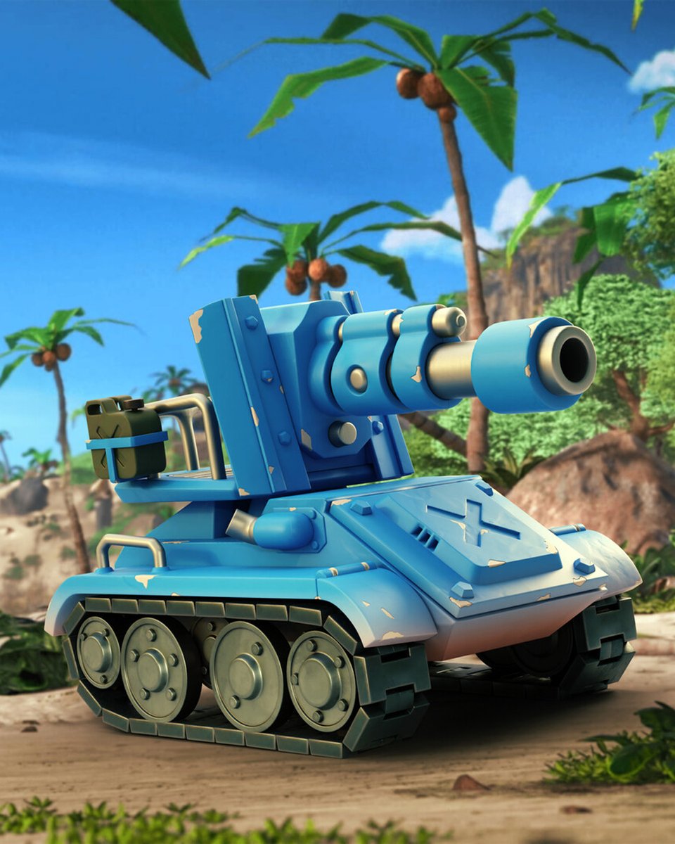 M3DS_Academy's tweet photo. 🚀 Student Showcase 🎨
Flavio Flueler recreated the Tank Hunter from Boom Beach: Frontlines! Integrated into a scene from the official TV spot and polished in Photoshop, this project shows amazing creativity and skill. 💥🔥

#M3DSAcademy #StudentWork #3DArt #BoomBeach #GameArt https://t.co/oiwLAQV03E